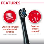 Colgate ProClinical 150 Charcoal Battery Powered Toothbrush Refill-2Pc view 4