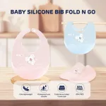 Aiwibi Baby Silicone Bib Fold N Go view 3