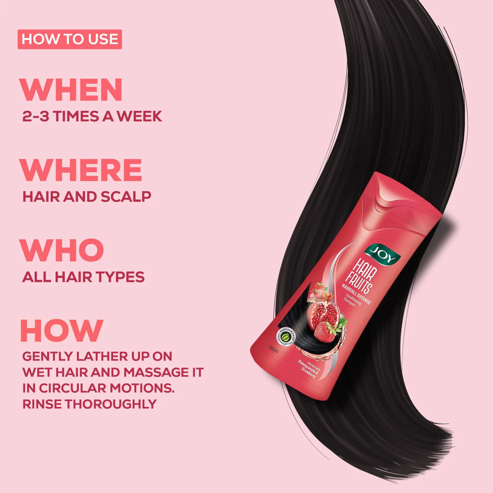 Joy Fresh Morning Refreshing Shower Gel Mandarin & Lemongrass