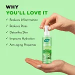 Joy Green Tea Clarifying Face Toner with Aloe Vera - pH Balanced, Alcohol Free & For All Skin Types view 4