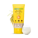 Mamaearth Rice Water Dewy Sunscreen For Tan Protection SPF 50 PA++++ view 3