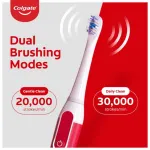 Colgate Visible White O2 Toothpaste Peppermint Sparkle & 500R Whitening Elec Toothbrush view 7