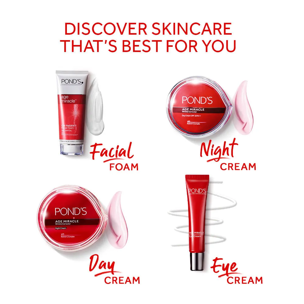 Pond's Ponds Youthful Miracle Hexyl Retinol Complex, Renew & Repair Day Cream, SPF 15 PA++