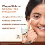 Mamaearth Chia Seed and Ceramides Oil-Free Moisturizer for a Hydrated Glow view 7