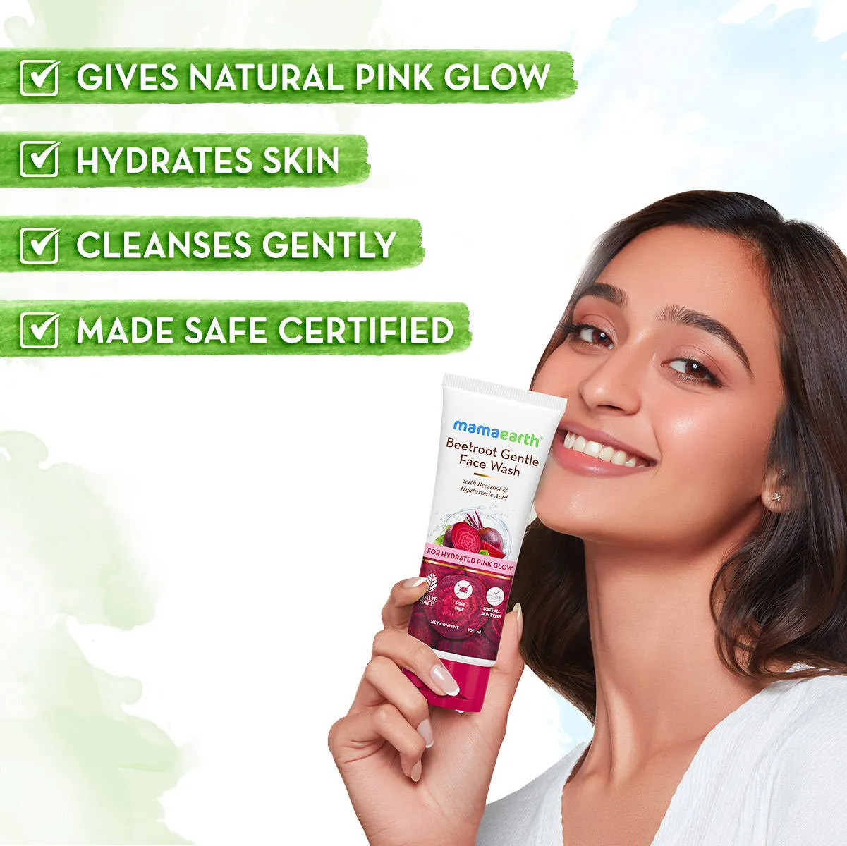Mamaearth Beetroot Gentle Face Wash - Pack Of 2