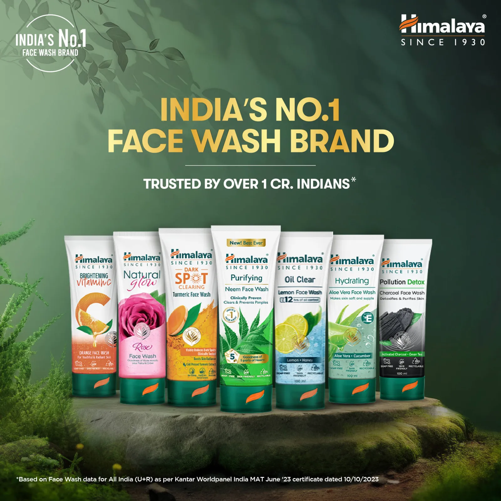 Himalaya Purifying Neem Face Wash - Pack of 2