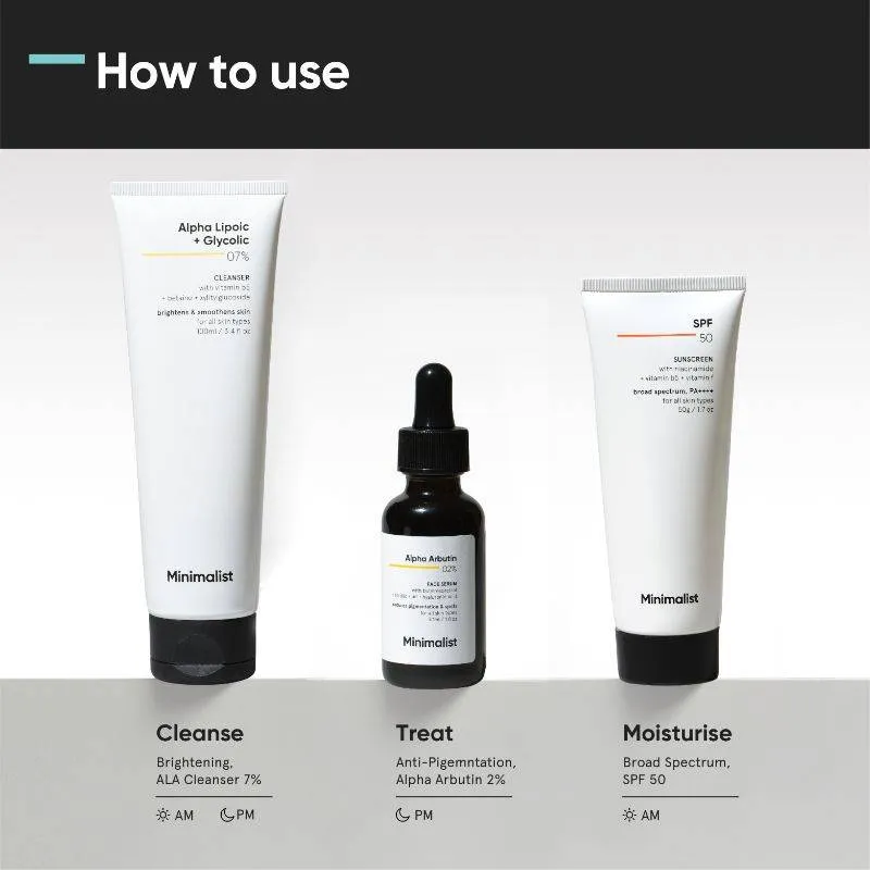 Minimalist Dark Spots Solution