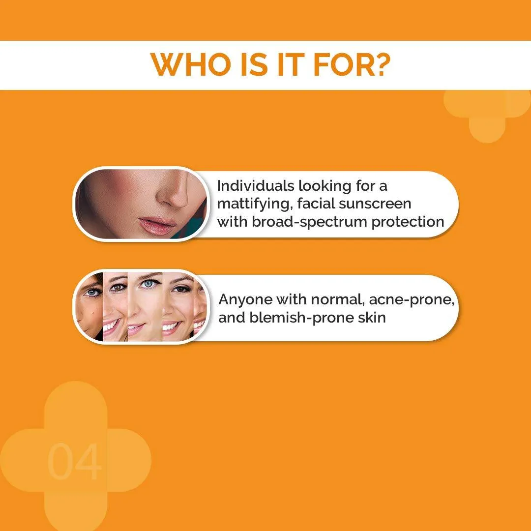 The Derma Co Ultra Matte Sunscreen Gel With SPF 60 PA+++