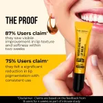 Dr. Sheth's Kesar and Kojic Acid Lip Balm SPF 50+ PA+++ for Pigmentation and 24H Moisturization view 8