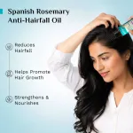 Pilgrim Spanish Rosemary & Biotin Hair Growth Oil Control Hairfall Strong Hair Applicator Pack of 2 view 3