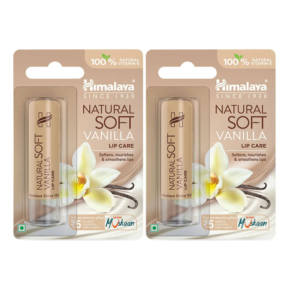 Himalaya Natural Soft Vanilla Lip Care Duo