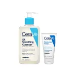 CeraVe Salicylic Acid Face Wash & Barrier Repair Moisturizing Cream for Dry Skin - Pack of 2 view 6