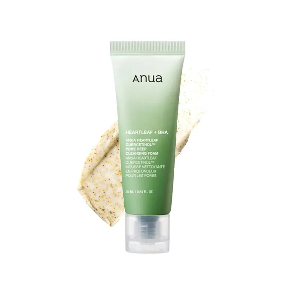 Anua Heartleaf Quercetinol Pore Deep Cleansing Foam with 0.5% BHA For Gentle Exfoliation