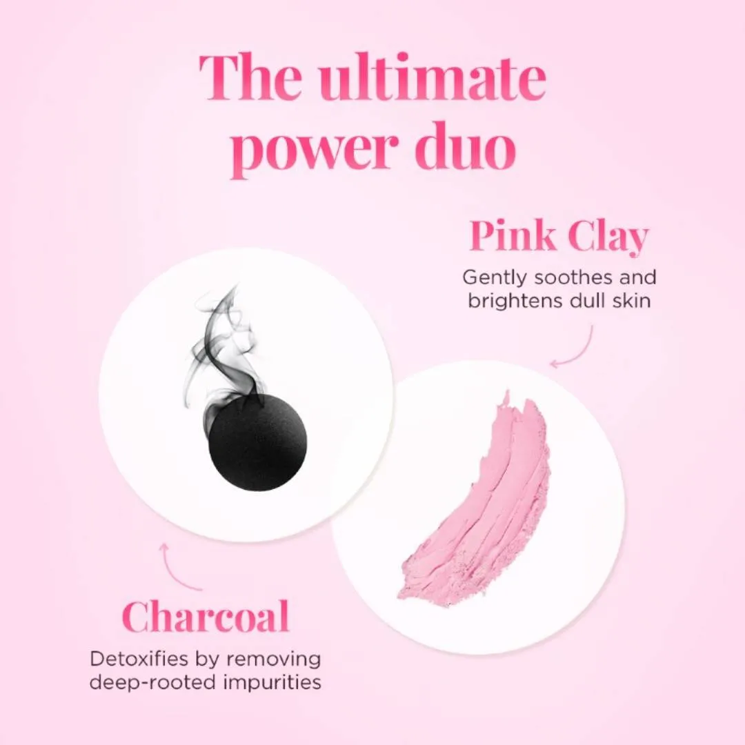 Everyuth Naturals Anti Pollution Sheet Mask - Pink Clay & Charcoal