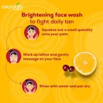Everyuth Naturals Face Wash - Brightening Lemon & Cherry, Suits all Skin Types, Paraben Free view 4
