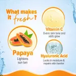 Aqualogica Glow+ Dewy Lightweigh Sunscreen Gel SPF 50+ PA++++ with Papaya & Vitamin C view 4
