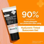 The Derma Co 1% Hyaluronic Tinted Sunscreen SPF 60 Gel PA++++ view 2