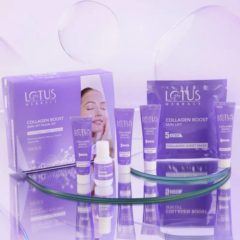 Lotus Herbals Collagen Boost Skin Lift Facial Kit