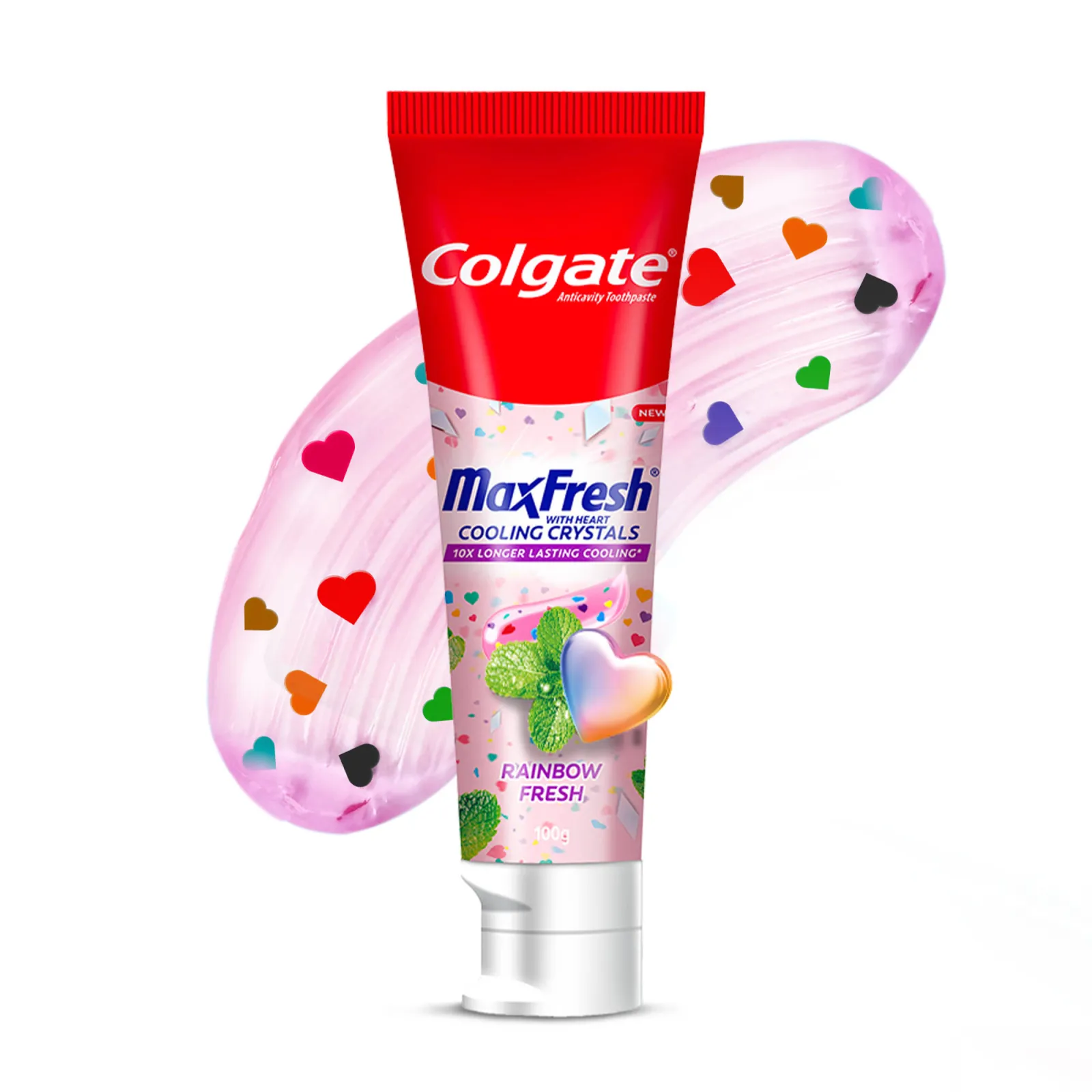 Colgate Maxfresh Rainbow Fresh Toothpaste With Cooling Crystals