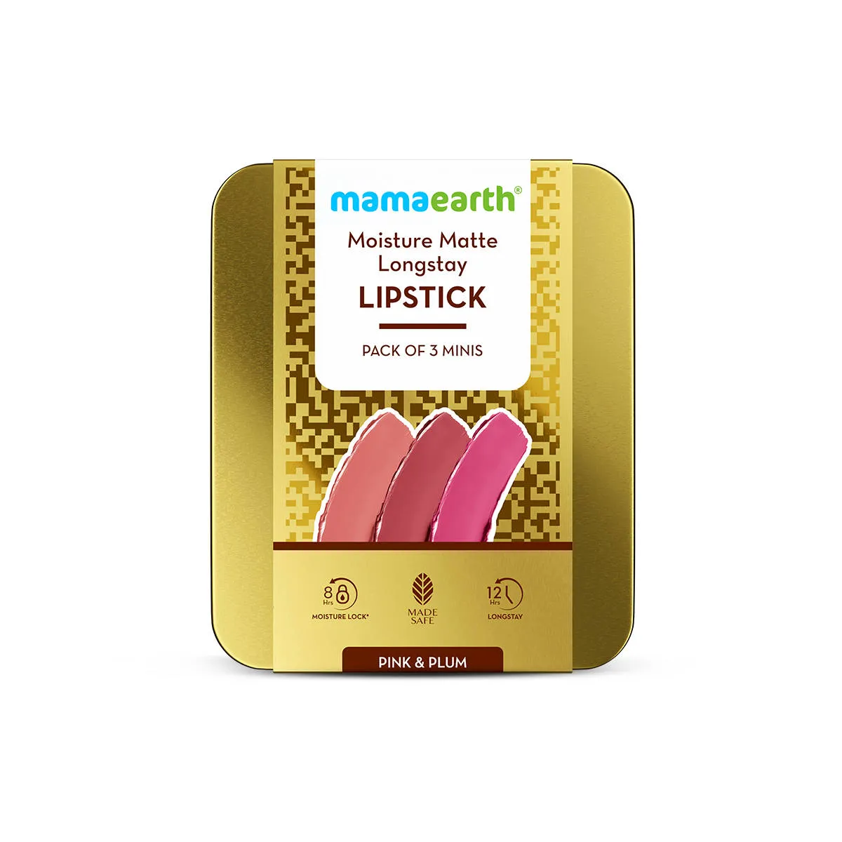 Mamaearth Moisture Matte Long Stay Lipstick Gift Set
