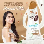 Everyuth Naturals Body Lotion - Nourishing Cocoa with 100% Natural Almond Milk, Non-Sticky view 3