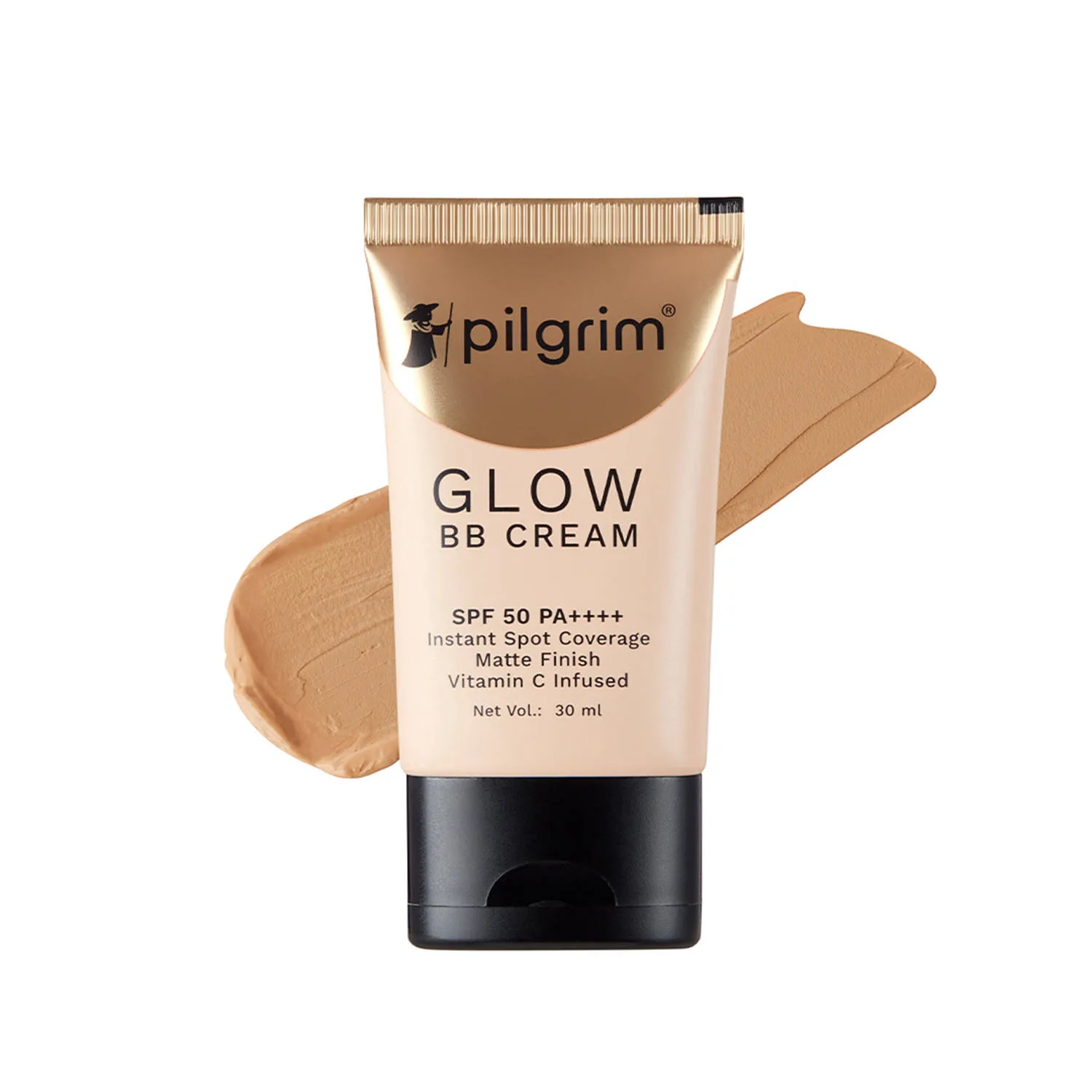 Pilgrim Glow BB Cream with SPF 50PA++++ Instant Spot Coverage Matte Finish For Oil Dry All Skin Type