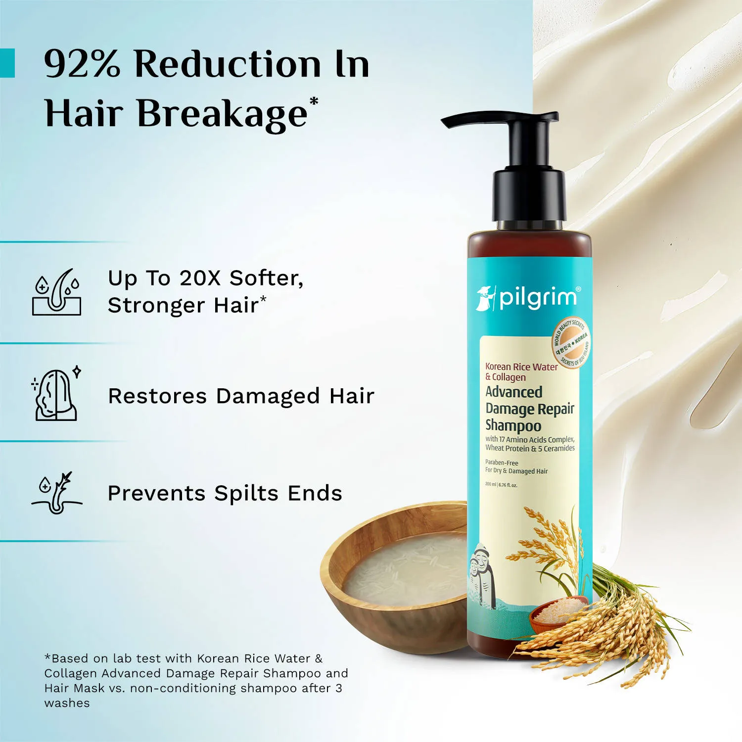 Pilgrim Damage Repair Duo Damage Repair Shampoo & Conditioner Repairs, Nourishes & Strengthens Hair