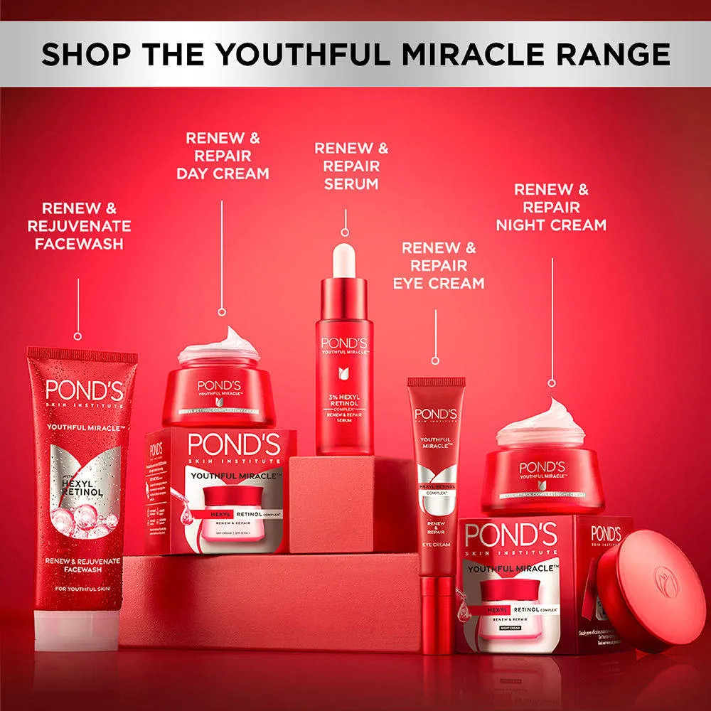 Pond's Ponds Youthful Miracle Anti Aging Night Cream With Retinol C Niacinamide