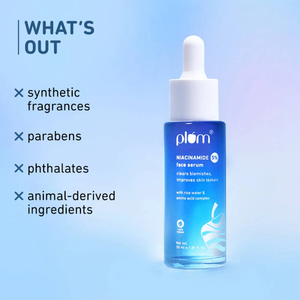 Plum 5% Niacinamide Face Serum With Amino Acid - Pack Of 2