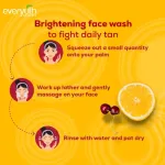 Everyuth Naturals Face Wash - Brightening Lemon & Cherry, Suits all Skin Types, Paraben Free view 4