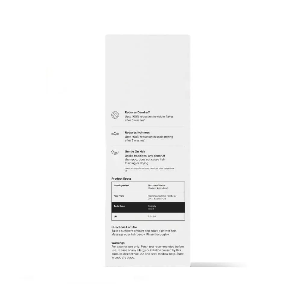 Minimalist Anti-Dandruff Shampoo 3.5% Salicylic Acid For Flaky & Itchy Scalp, Gentle & Sulphate-Free