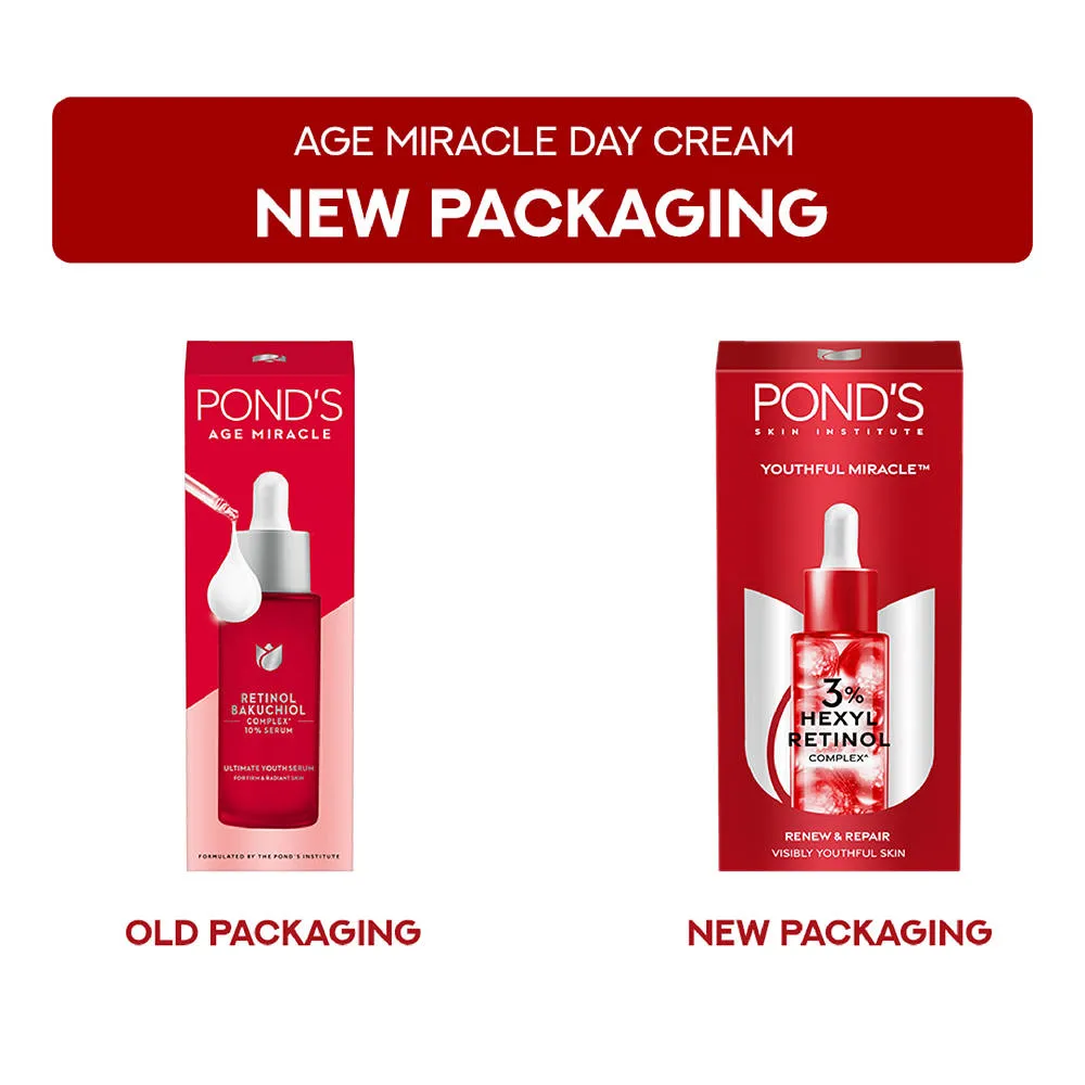 Pond's Ponds Youthful Miracle Hexyl Retinol Complex, Renew & Repair Serum
