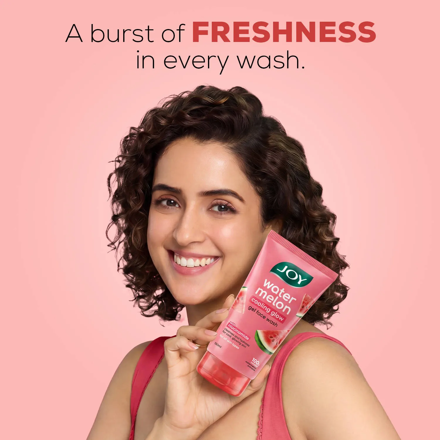 Joy Watermelon Cooling Glow Gel Face Wash
