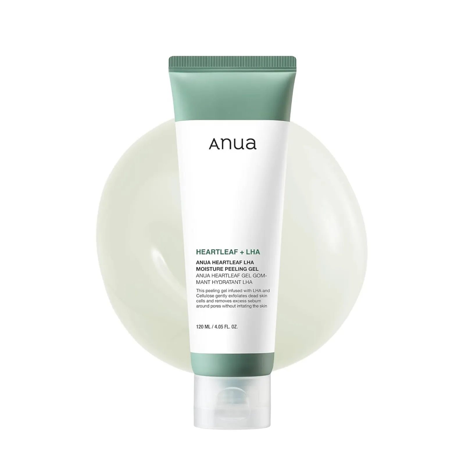 Anua Heartleaf Lha Moisture Peeling Gel with Hyaluronic Acid, Hydrating Exfoliator for Glass Skin