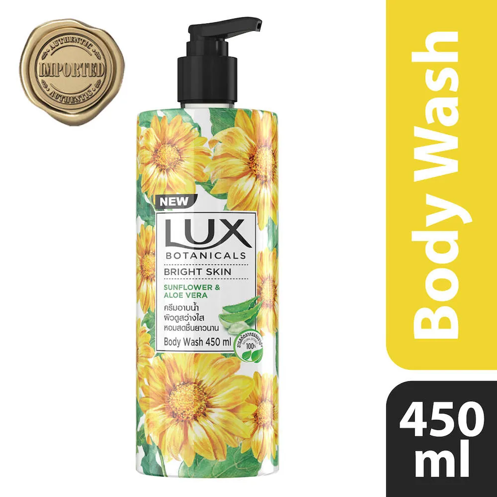 Lux Bright Skin Sunflower & Aloe Vera Body Wash