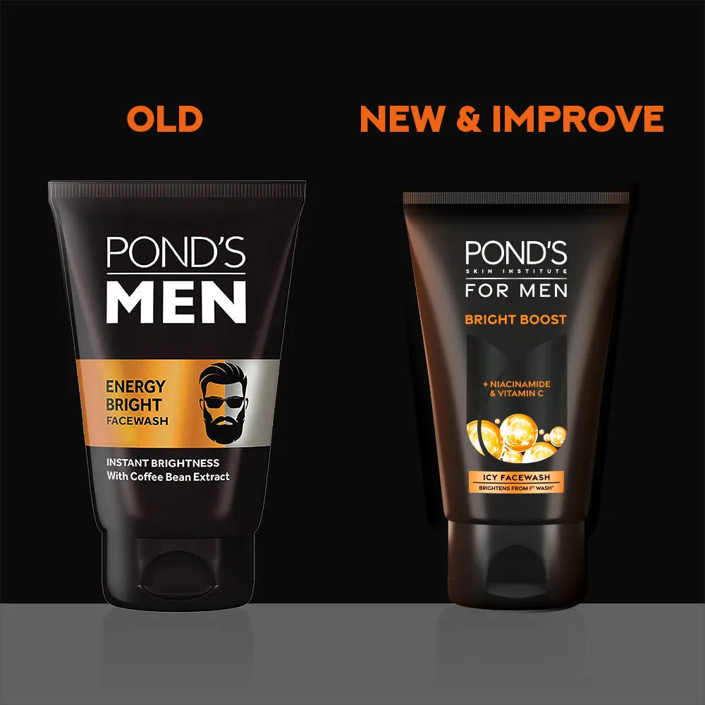 Pond's Ponds Men Energy Bright Anti-Dullness Face Wash