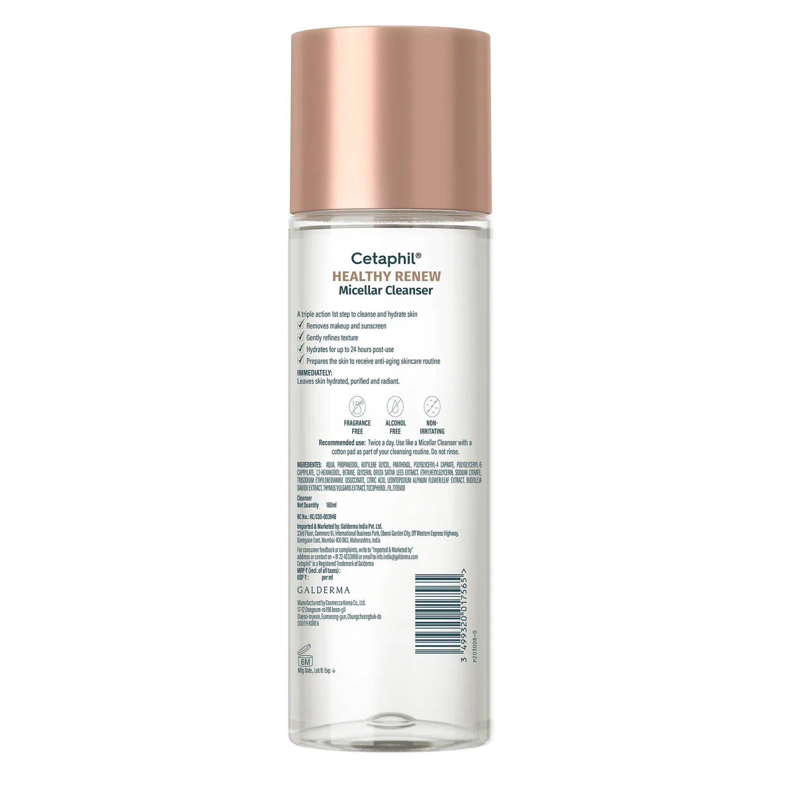 Cetaphil Healthy Renew Micellar Cleanser With Botanical Extracts & Purified Peptides