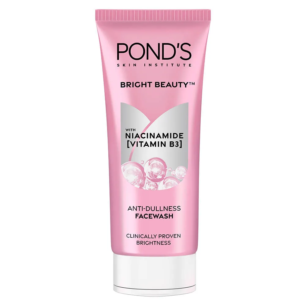 Pond's Ponds Bright Beauty Facewash with Niacinamide, For Glass Skin-like Shine