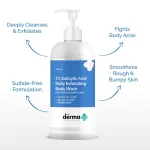 The Derma Co 1% Salicylic Body Wash for Body Acne with Glycolic Acid view 2