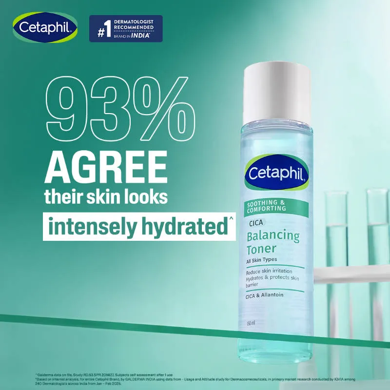 Cetaphil Soothing & Comforting CICA Balancing Toner with Allantoin Soothes Skin
