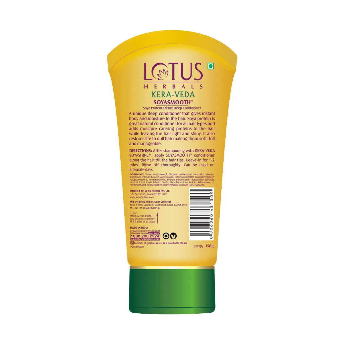 Lotus Herbals Kera-Veda Soyasmooth Soya Protein Creme Deep Conditioner