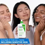 CeraVe Hydrating Cleanser Non-Foaming Face Wash for Dry Skin with Ceramides, Dermatologist Recommend view 23