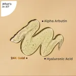 Pilgrim 24k Gold Gel Moisturizer Hyaluronic Acid & Alpha Arbutin for Smooth Radiant Glow Pack of 2 view 3