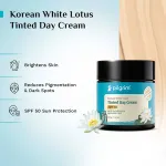 Pilgrim Korean White Lotus Face Cream SPF 50 Glutathione & Hyaluronic Acid for Hydrate Radiant Skin view 2