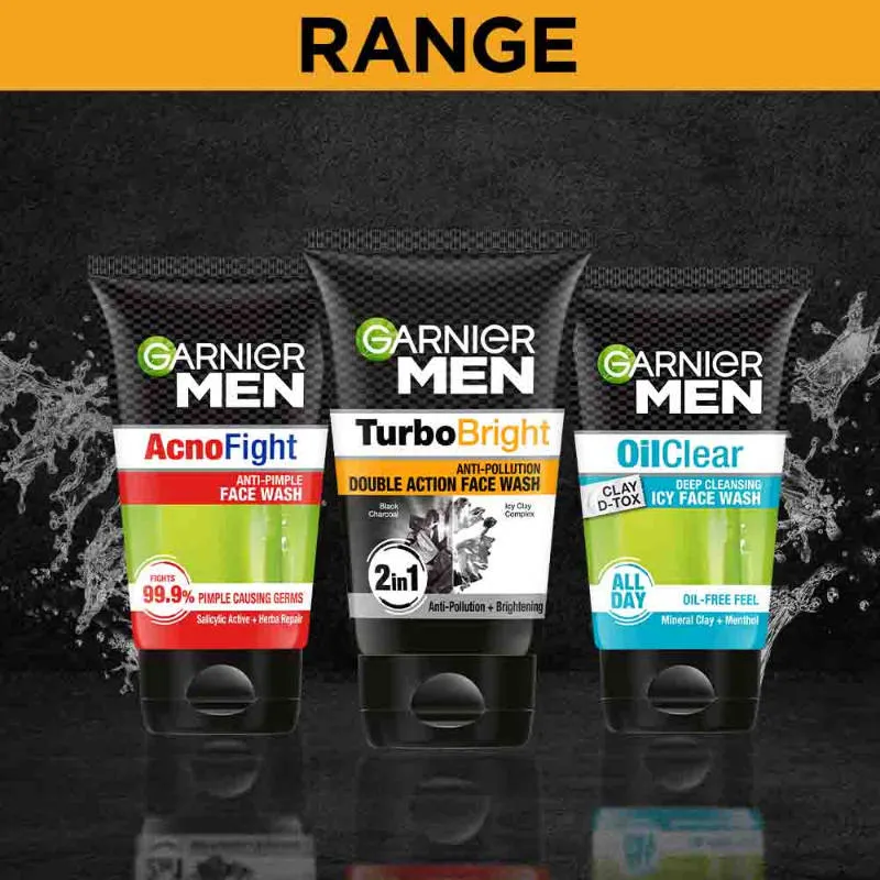 Garnier Men TurboBright Anti Pollution Brightening Moisturiser