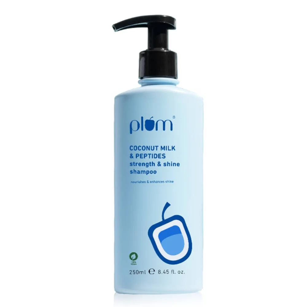 Plum Coconut Milk & Peptides Strength And Shine Shampoo