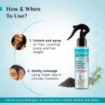 Pilgrim Korean Black Rice & Rosemary Water Spray For Strong & Nourised Thiker Hair Growth- Pack of 3 view 4