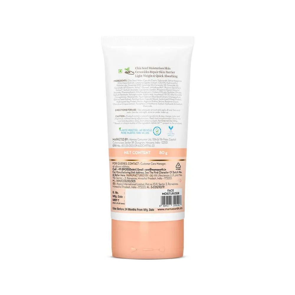 Mamaearth Chia Seed and Ceramides Oil-Free Moisturizer for a Hydrated Glow