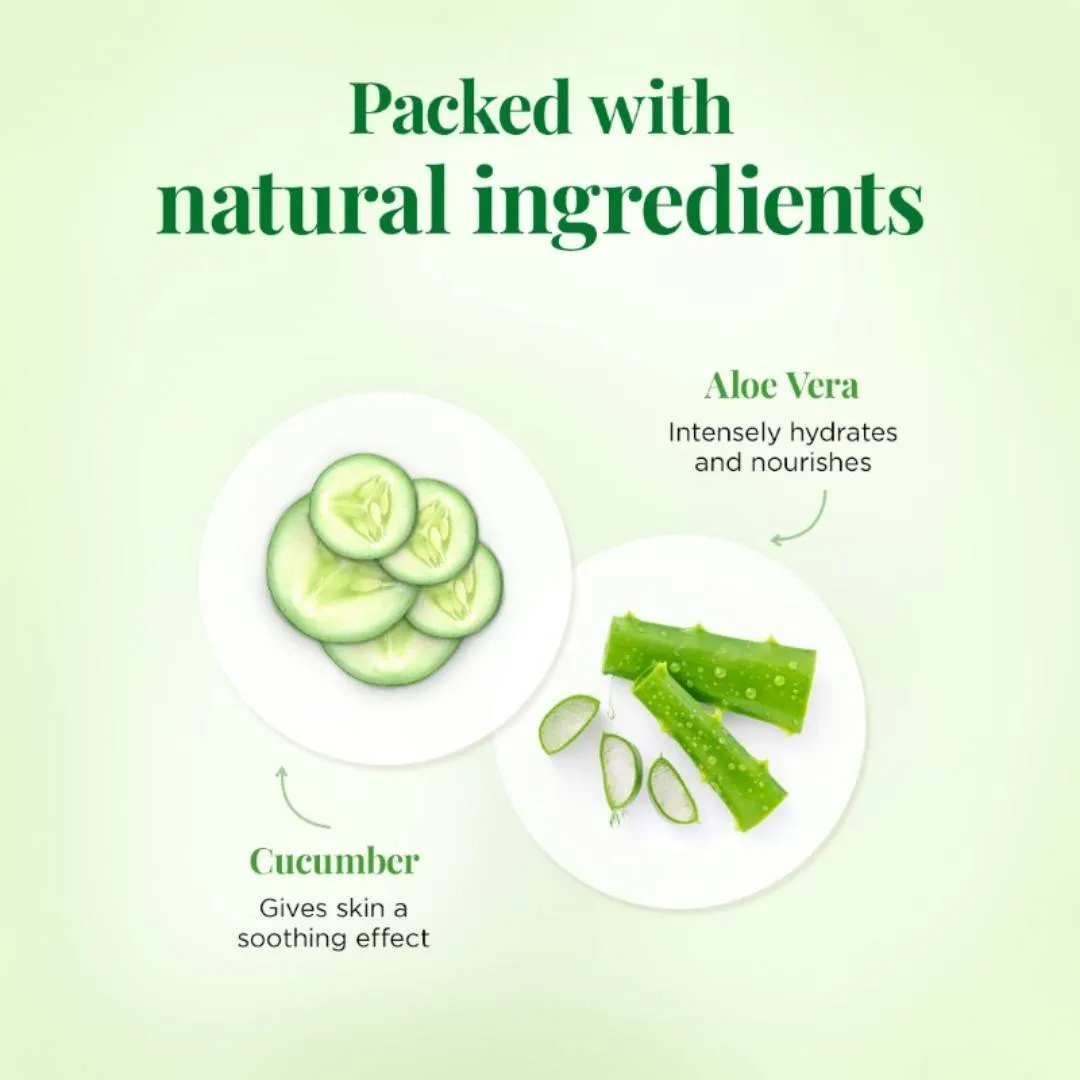 Everyuth Naturals Rejuvenating Sheet Mask - Cucumber & Aloe Vera
