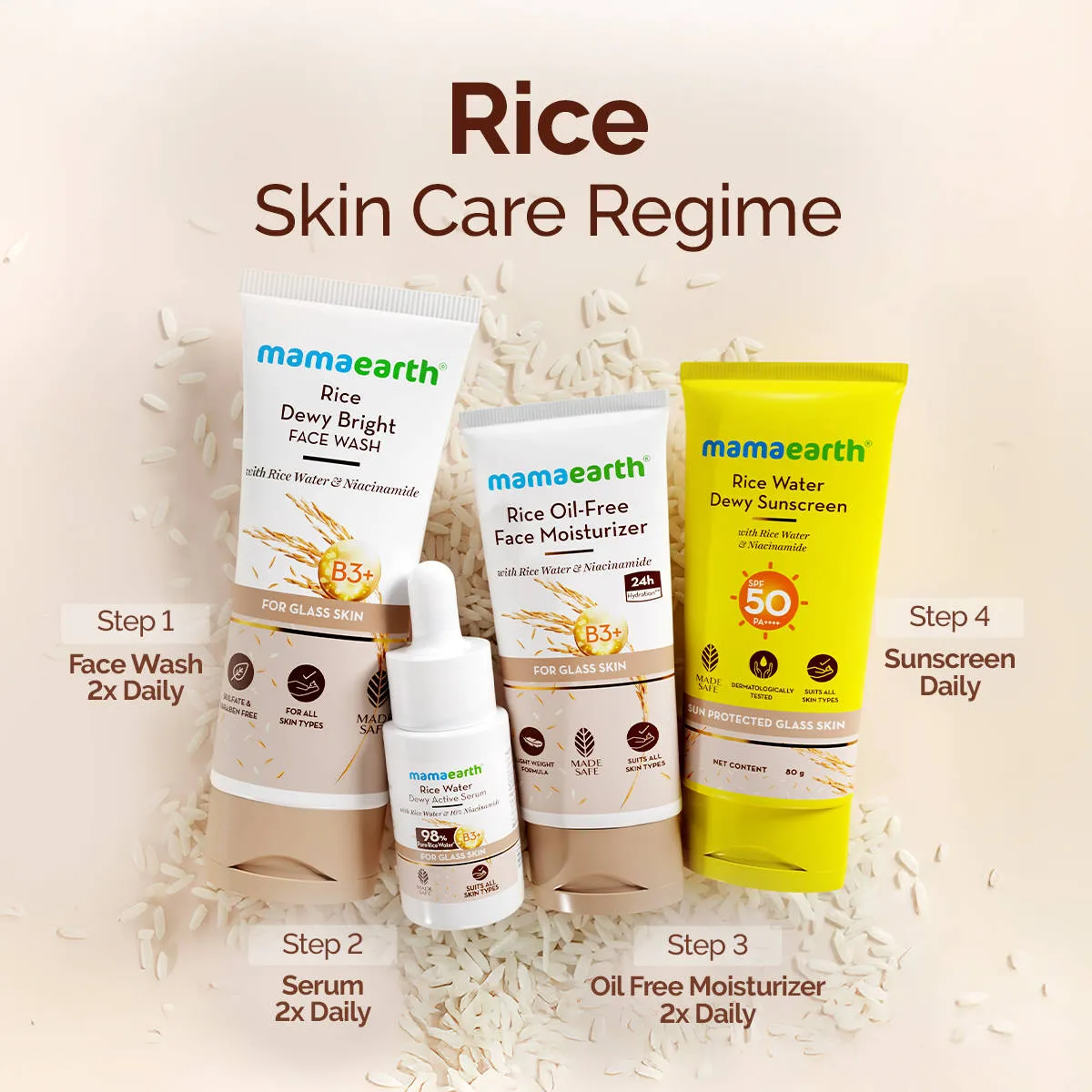 Mamaearth Rice Water Dewy Active Serum